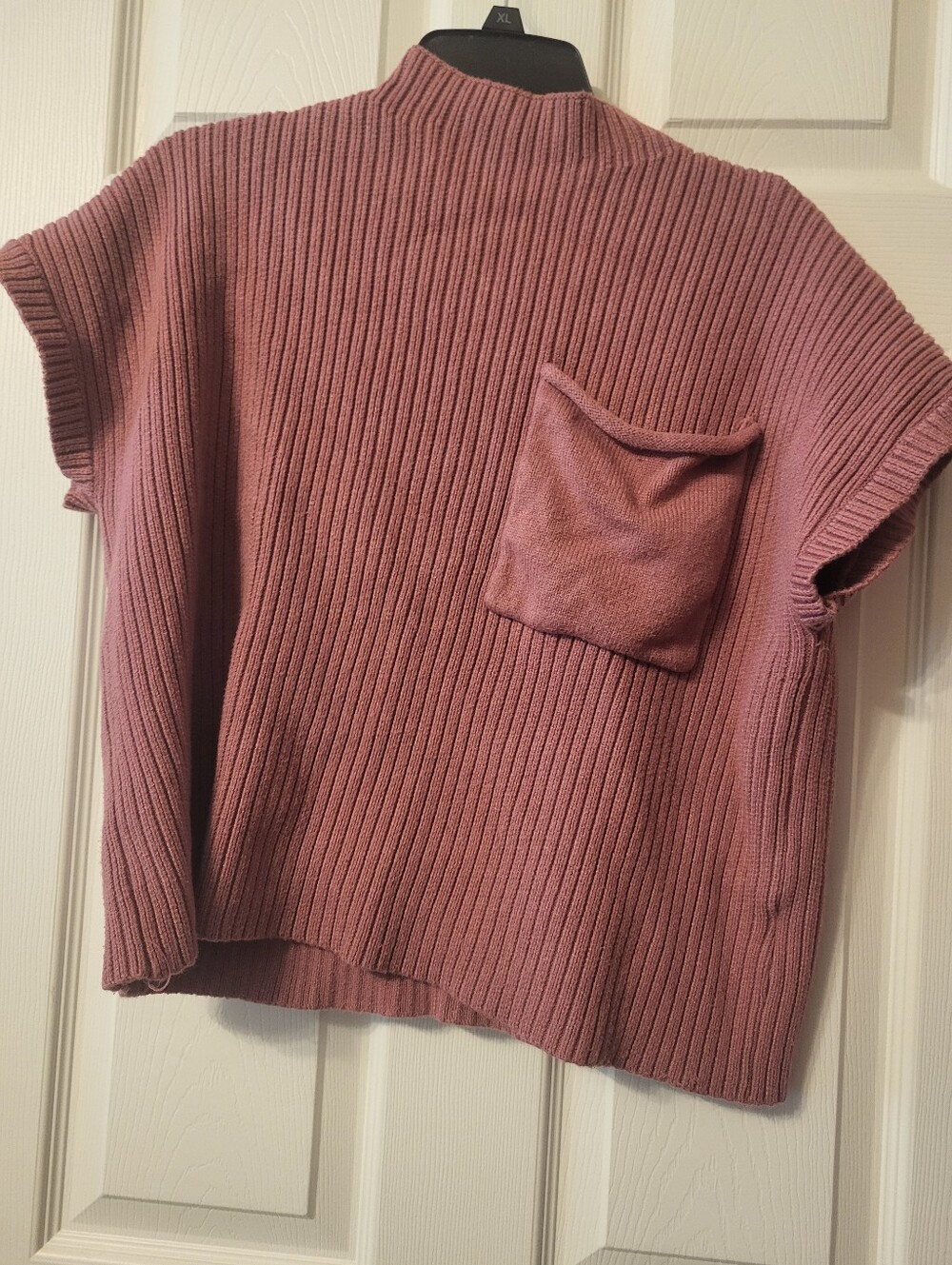 Shop the Mint Ribbed Sleeveless Top in Mauve